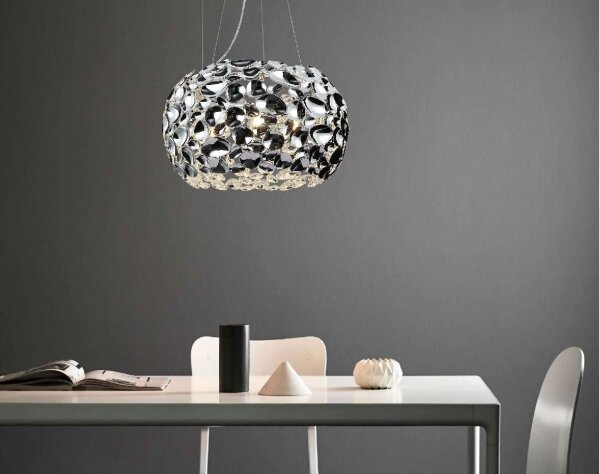 Open Design OR80162 - Lustr na lanku CARERA 6xG9/7W/230V pr. 55 cm lesklý chrom