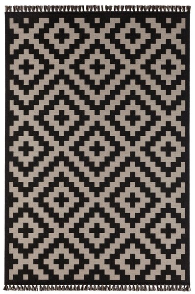 Mujkoberec Original Kusový koberec Mujkoberec Original Carolina 103255 Black Nature Beige - 80x150 cm