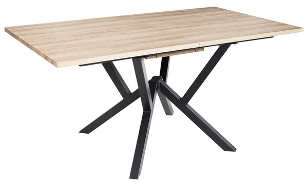Rozkládací jídelní stůl ANSELL Světle hnědá 160/200 cm 90 cm
