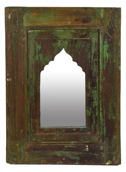 Zrcadlo v rámu z teakového dřeva, 35x3x47cm