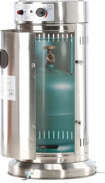 ShopJK TERASOVÝ OHŘÍVAČ Z NEREZOVÉ OCELI 136CM GAZ6370