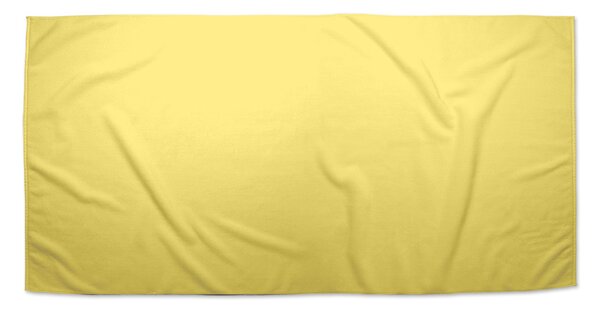 Sablio Ručník Světle žlutá - 50x100 cm