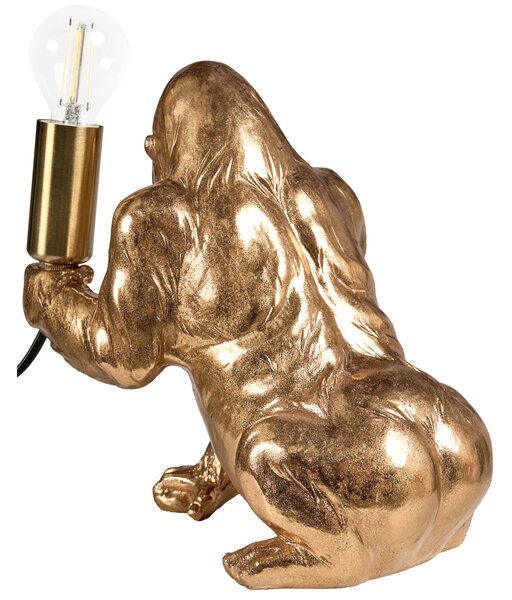 Stolní lampa Gorila HARAMBE Zlatá
