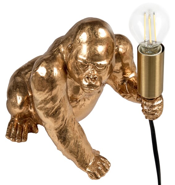 Stolní lampa Gorila HARAMBE Zlatá