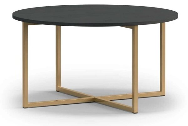 Kulatý konferenční stolek ANASTAZIE 80 - černý