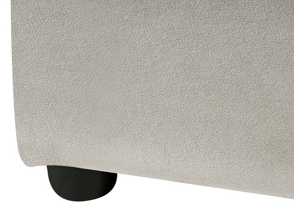Postel Umělý samet LAVAUR 160 x 200 cm Taupe