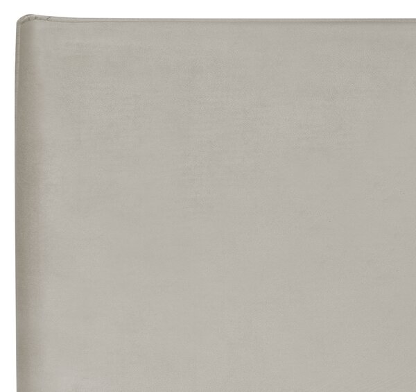 Postel Umělý samet LAVAUR 160 x 200 cm Taupe