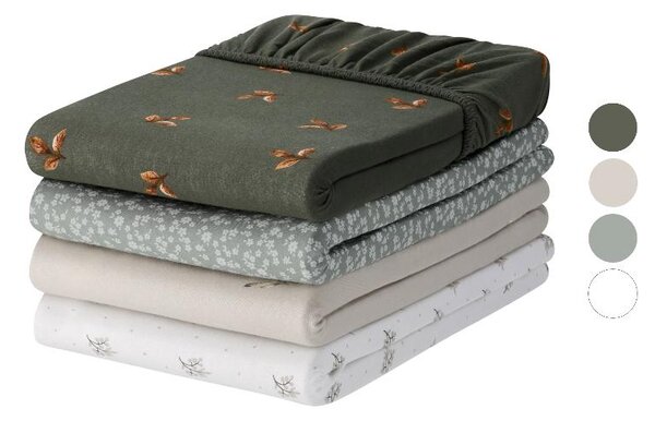 Livarno home Žerzejové napínací prostěradlo, 90-100 x 200 cm (100393236)