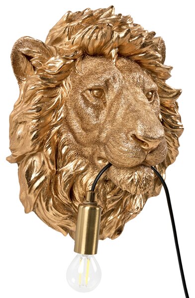 Lev Nástěnná lampa SIMBA Zlatá