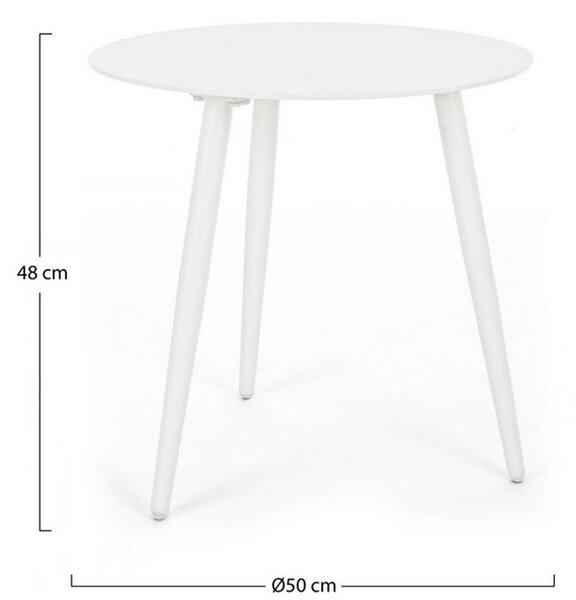 Bizzotto designové zahradní odkládací stoly Ridley (průměr 50 cm)