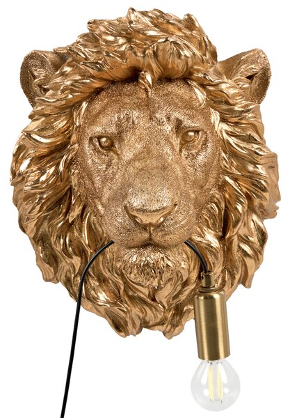 Lev Nástěnná lampa SIMBA Zlatá