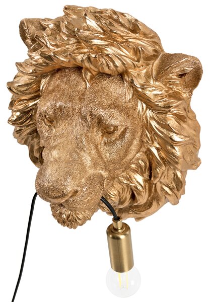 Lev Nástěnná lampa SIMBA Zlatá