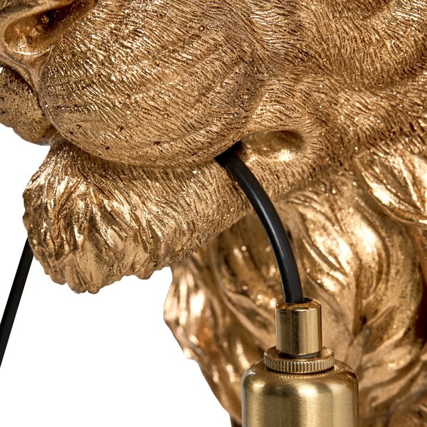 Lev Nástěnná lampa SIMBA Zlatá