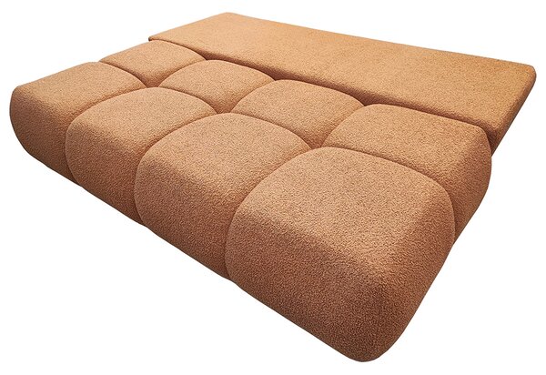 Dvoumístná rozkládací pohovka LUCY MINI | 195x104x89cm | CENTAUR CIHLOVÁ