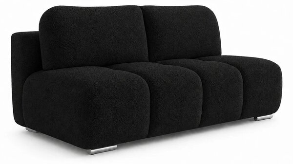Dvoumístná rozkládací pohovka LUCY MINI | 195x104x89cm | CENTAUR ČERNÁ