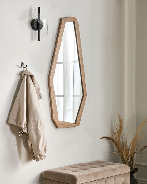 Zrcadlo CHANU 44 cm 104 cm Světle hnědá