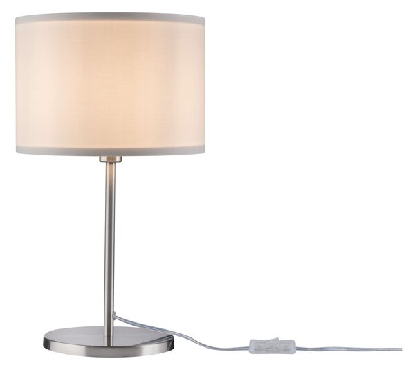 P 70923 Tessa stolní lampa Creme/kov kartáčovaný bez zdroje světla, max. 40W E14 709.23 - PAULMANN