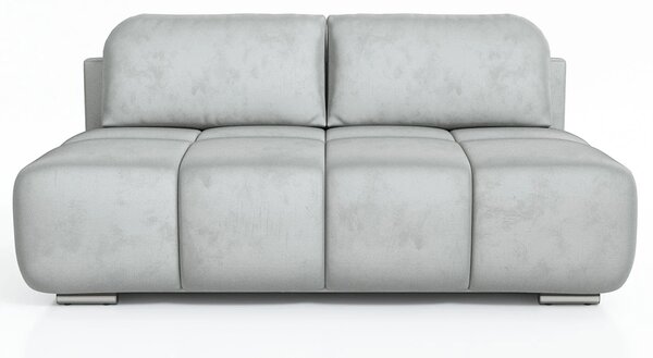 Dvoumístná rozkládací pohovka LUCY MINI | 195x104x89cm | MONOLITH ŠEDÁ
