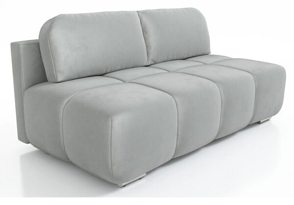 Dvoumístná rozkládací pohovka LUCY MINI | 195x104x89cm | MONOLITH ŠEDÁ