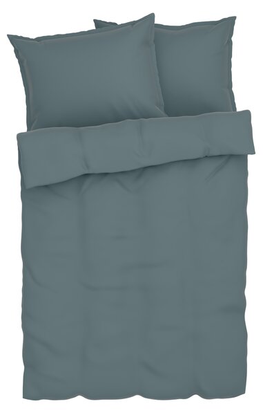 Livarno home Saténové ložní povlečení, 220 x 240 cm, 70 x 90 cm (šedá) (100393292002)