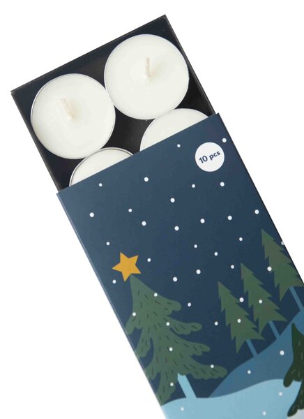 Pluto Sada vonných čajových svíček Winter Joy - 10 ks PL138
