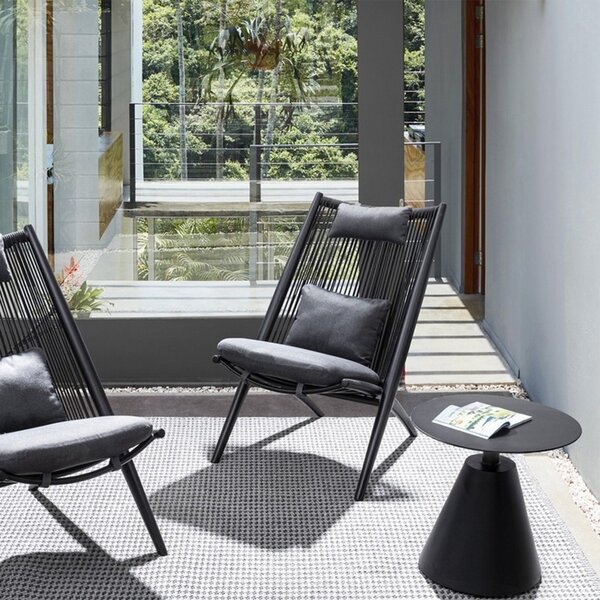 Bizzotto designové zahradní odkládací stolky Aloha (průměr 50 cm)