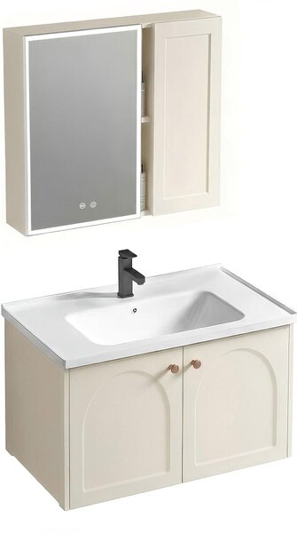Rea Sada Koupelnového Nábytku S Umyvadlem Denver 60cm Creme