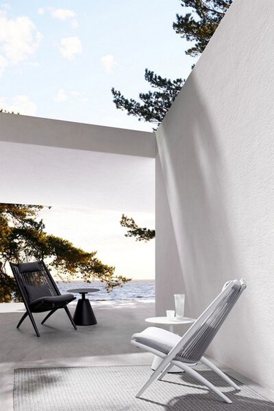 Bizzotto designové zahradní odkládací stolky Aloha (průměr 50 cm)