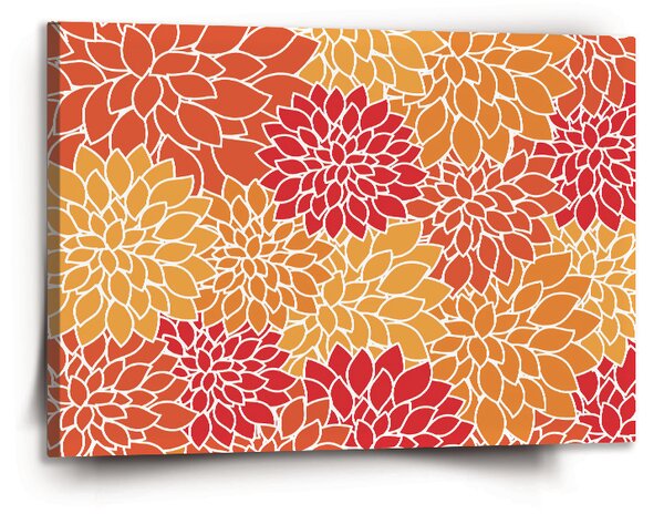 Sablio Obraz Barevné květiny - 150x110 cm