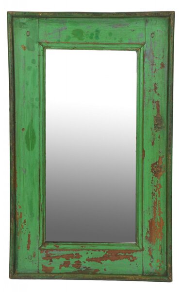 Zrcadlo v rámu z teakového dřeva, 33x3x53cm