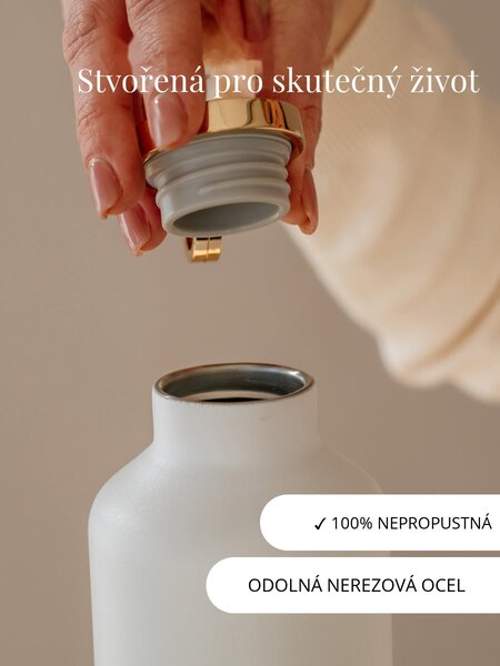 Nerezová termoska EQUA Classy Thermo Snow White 680 ml