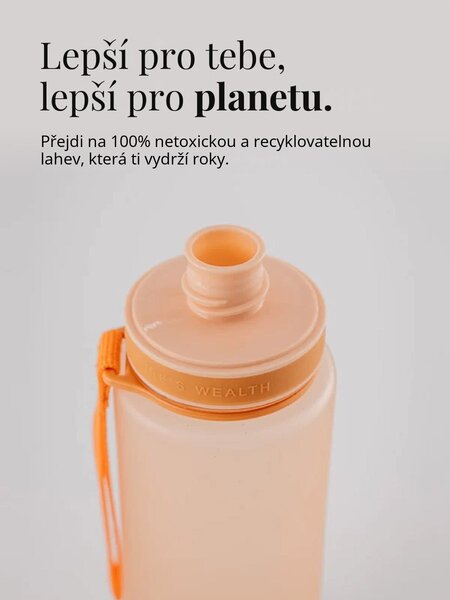 Plastová BPA free lahev z tritanu EQUA Sunrise 600 ml