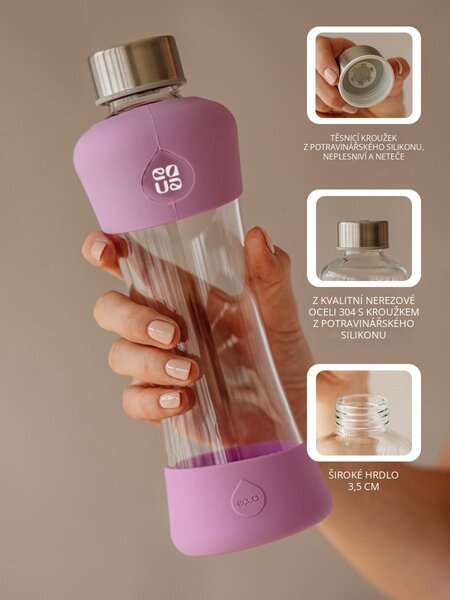 Skleněná lahev EQUA Active Plum 550 ml