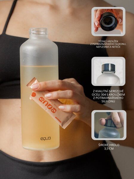 Skleněná lahev EQUA Velvet White 750 ml
