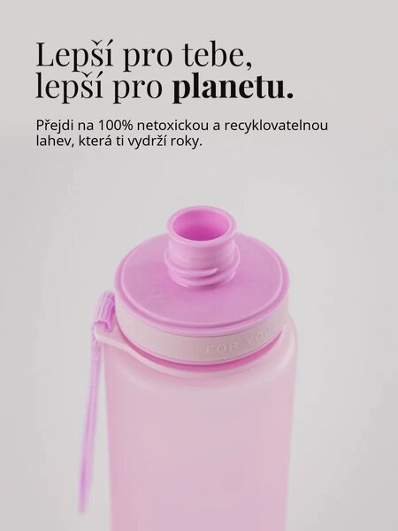 Plastová BPA free lahev z tritanu EQUA Iris 600 ml