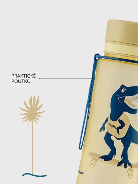 Plastová BPA free lahev z tritanu EQUA Dino 600 ml
