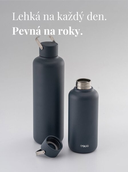 Lehká nerezová lahev EQUA Timeless Navy 600 ml