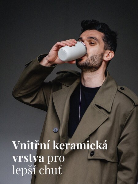 Termohrnek EQUA Coffee Cup Black 300 ml