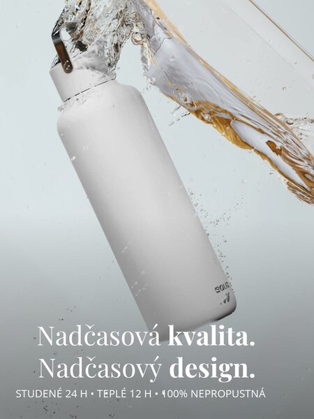 Nerezová termoska EQUA Timeless Thermo Off White 600 ml