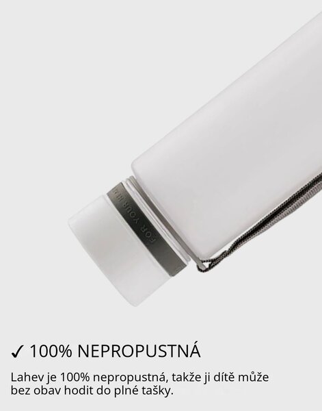 Plastová BPA free lahev z tritanu EQUA Matte White 600 ml