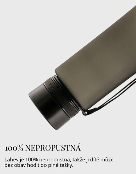 Plastová BPA free lahev z tritanu EQUA Matte Black 600 ml