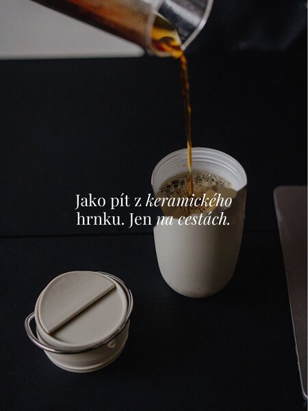 Termohrnek EQUA Coffee Cup Black 300 ml
