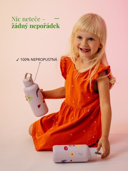 Lehká nerezová lahev EQUA Timeless Sunny Side Up 600 ml