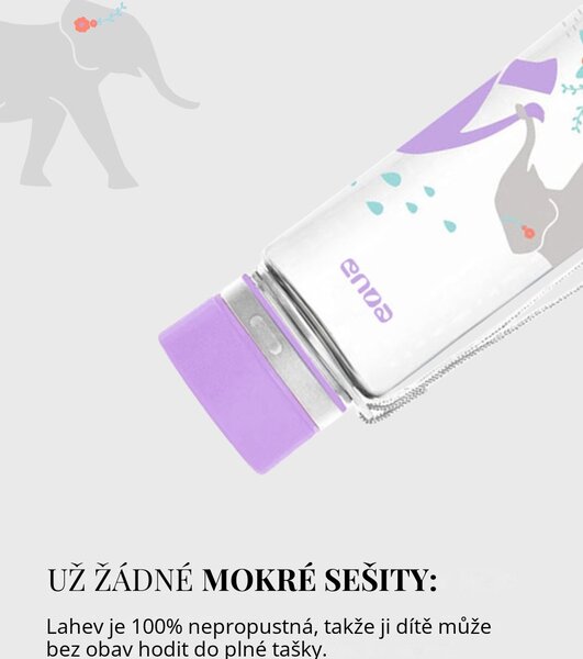Plastová BPA free lahev z tritanu EQUA Elephant 400 ml