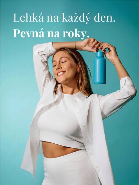 Lehká nerezová lahev EQUA Timeless Wave 600 ml