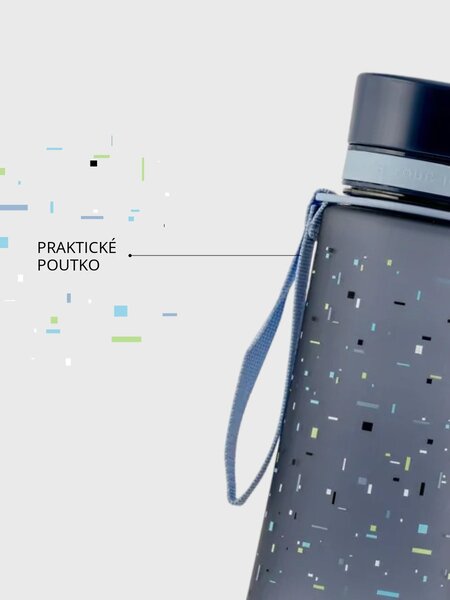 Plastová BPA free lahev z tritanu EQUA Pixel 600 ml