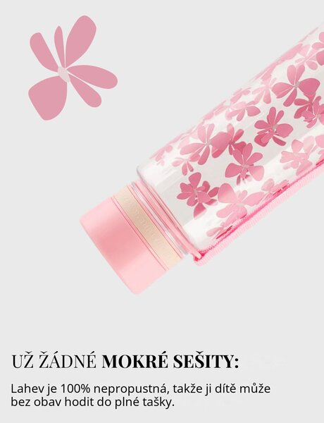 Plastová BPA free lahev z tritanu EQUA Think Pink 600 ml