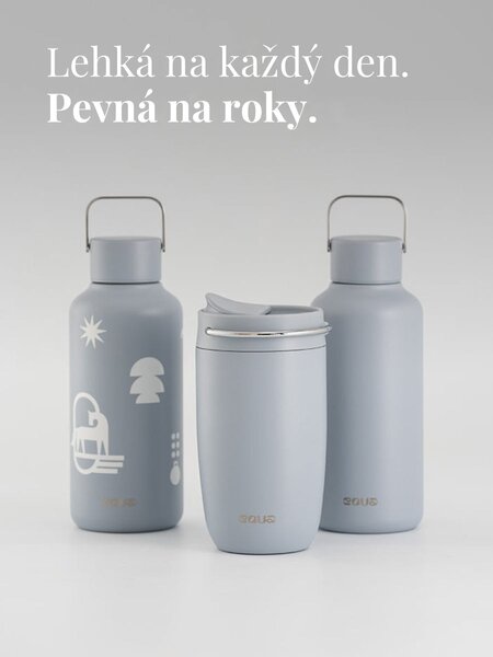 Lehká nerezová lahev EQUA Timeless Wonderland 600 ml