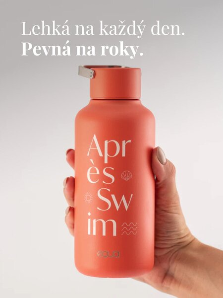 Lehká nerezová lahev EQUA Timeless Après Swim 600 ml