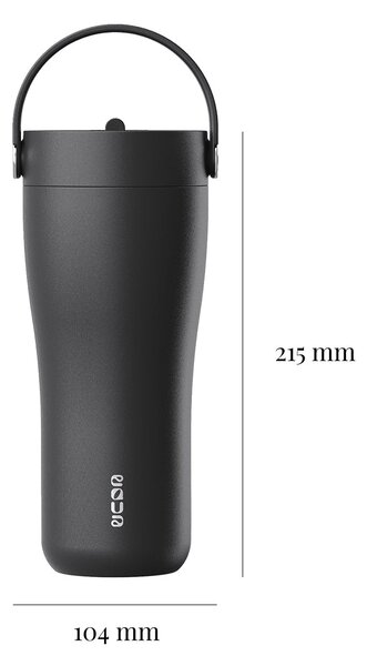 Termohrnek EQUA Carry Cup Black 600 ml